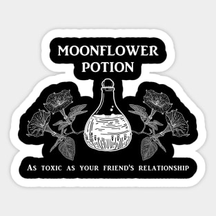 Moonflower potion (white) Sticker